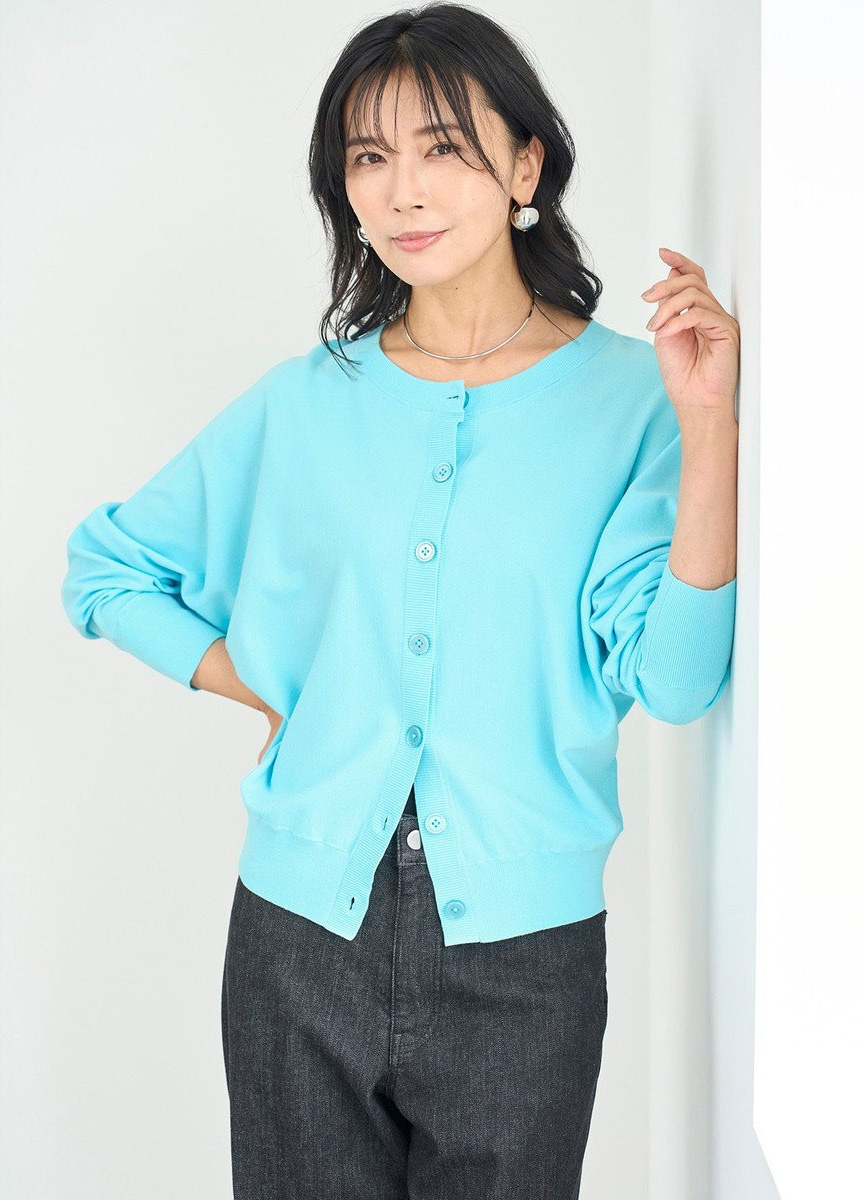 2WAY開襟針織外套